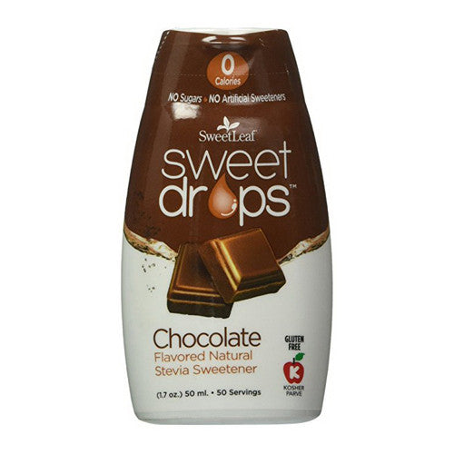 SweetLeaf Sweet Drops Chocolate Natural Stevia Sweetener, 1.7 Oz